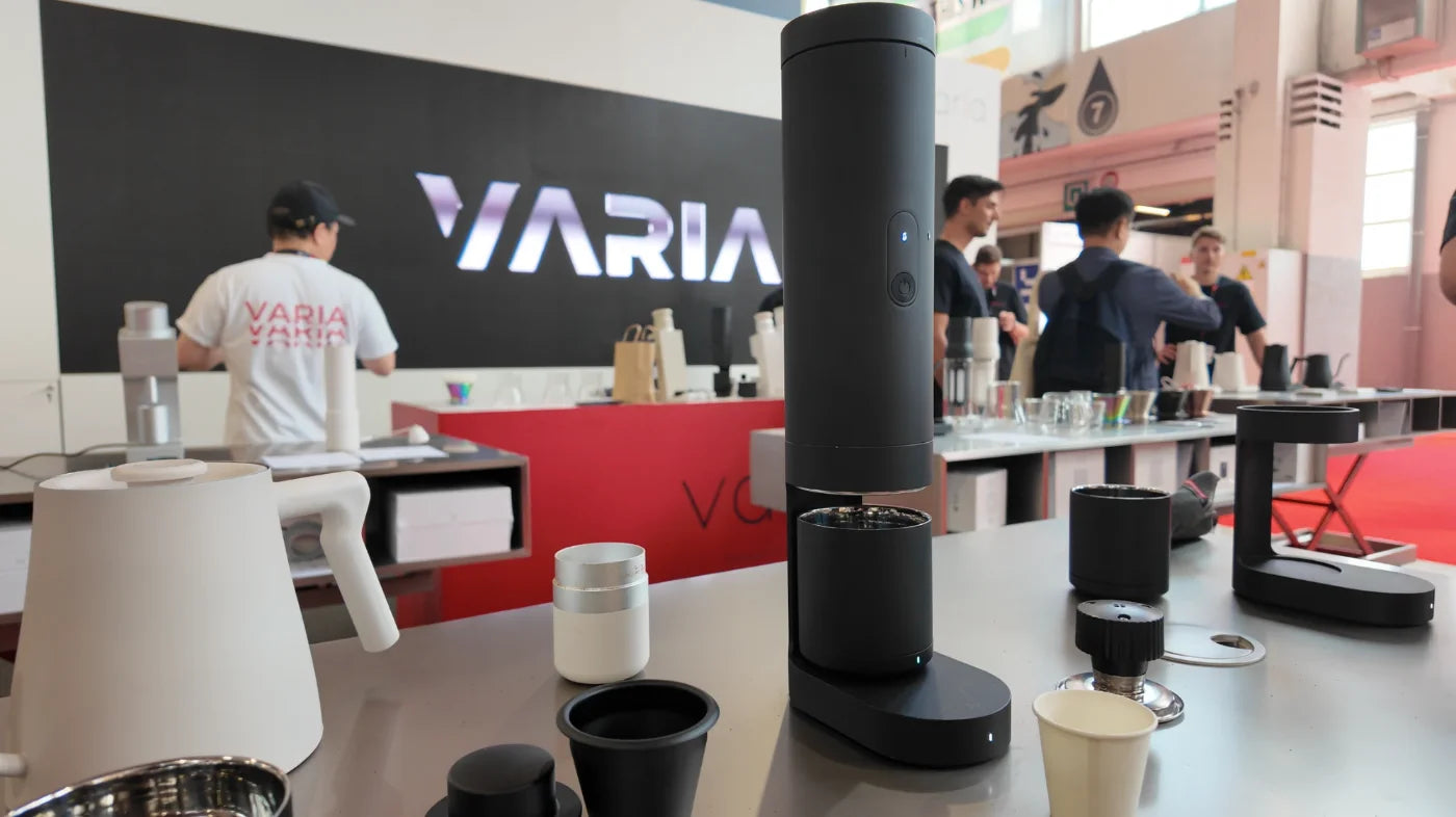 Varia Orbi: portable Espressomaschine mit Gear-Pump und Brew by Weight