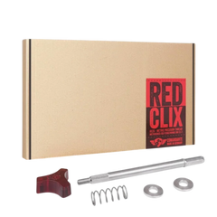 Mahlachse für Kaffeemühle ausgepackt mit Red Clix Verpackung 