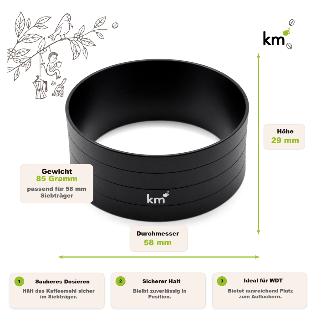 KM Dosierring 58 mm, magnetisch
