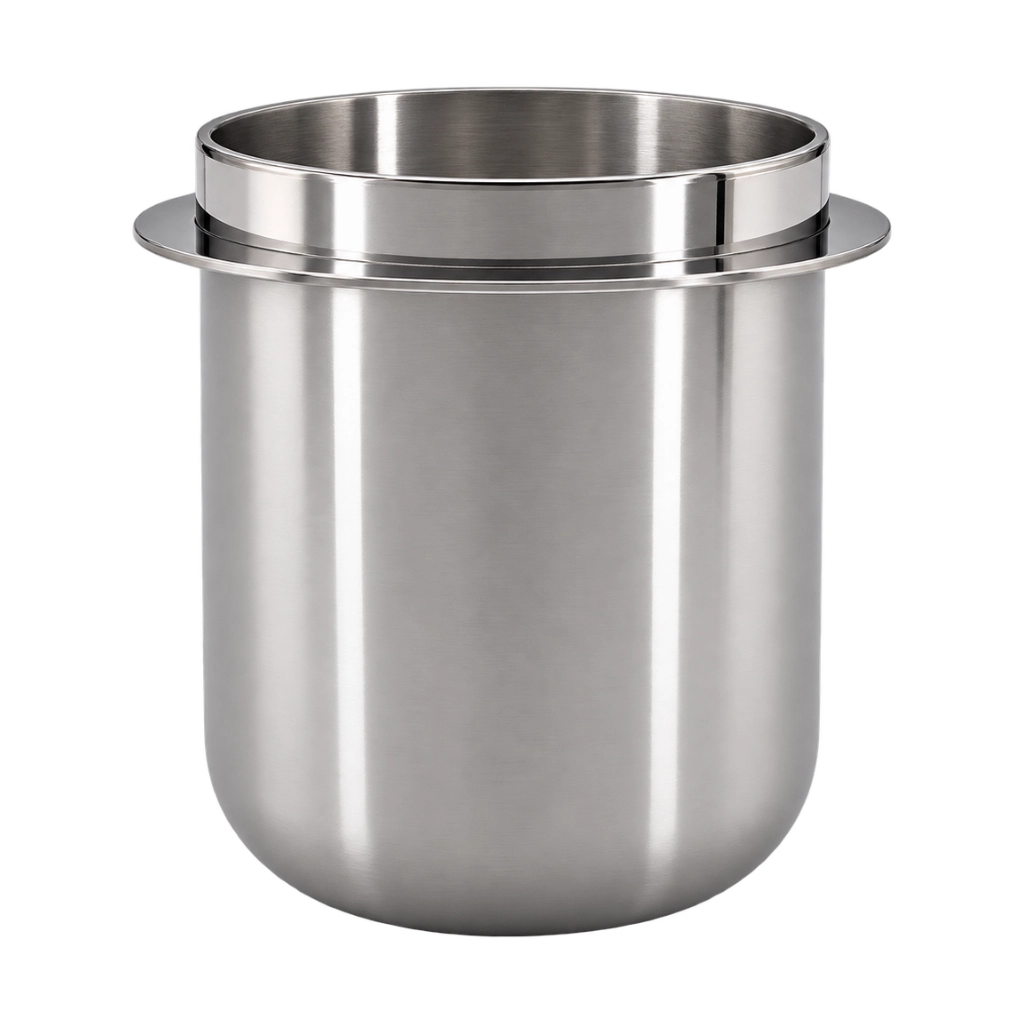 Kaffeemacher Dosierbecher aus Edelstahl 58 mm für Siebträger und Espresso